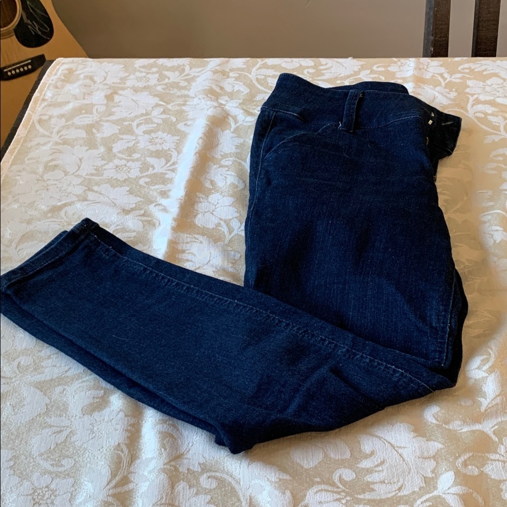 Express Dark Indigo Denim Jeans. Like new.